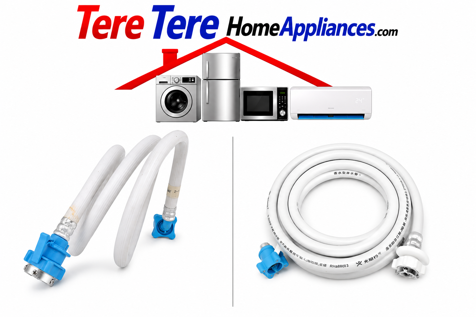 Fully Automatic Inlet Washing Machine Hose Pipe for Front or Top Load Fully Automatic (Pack of 1)